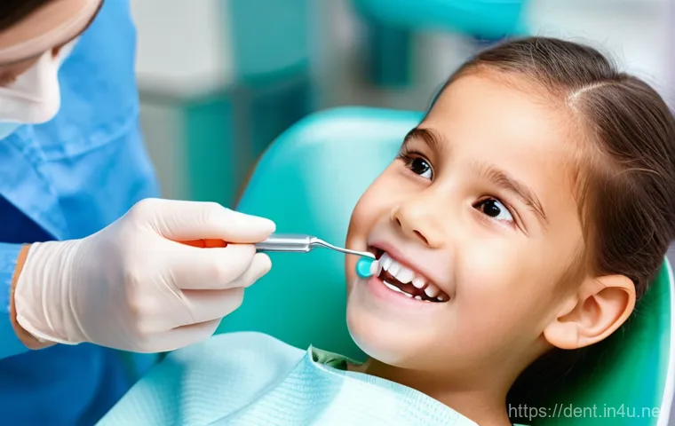 치아 홈 메우기 효과와 비용 - **Image Prompt 1: Gentle Dental Care for a Child**
    A brightly lit, modern dental clinic setting....